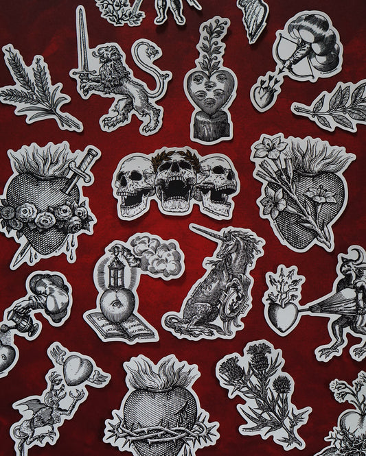 Medieval Dragon Sticker