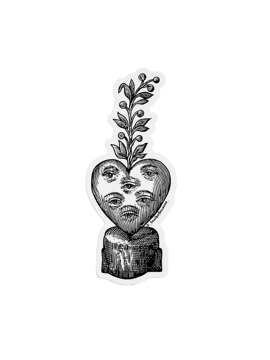 Heart Eyeballs Sticker