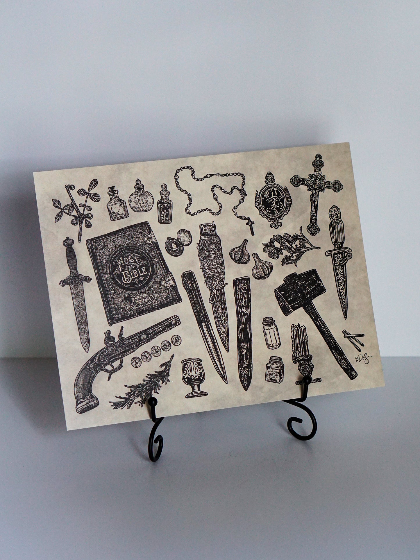 Vampire Slayer Flash Sheet 8.5x11 Print