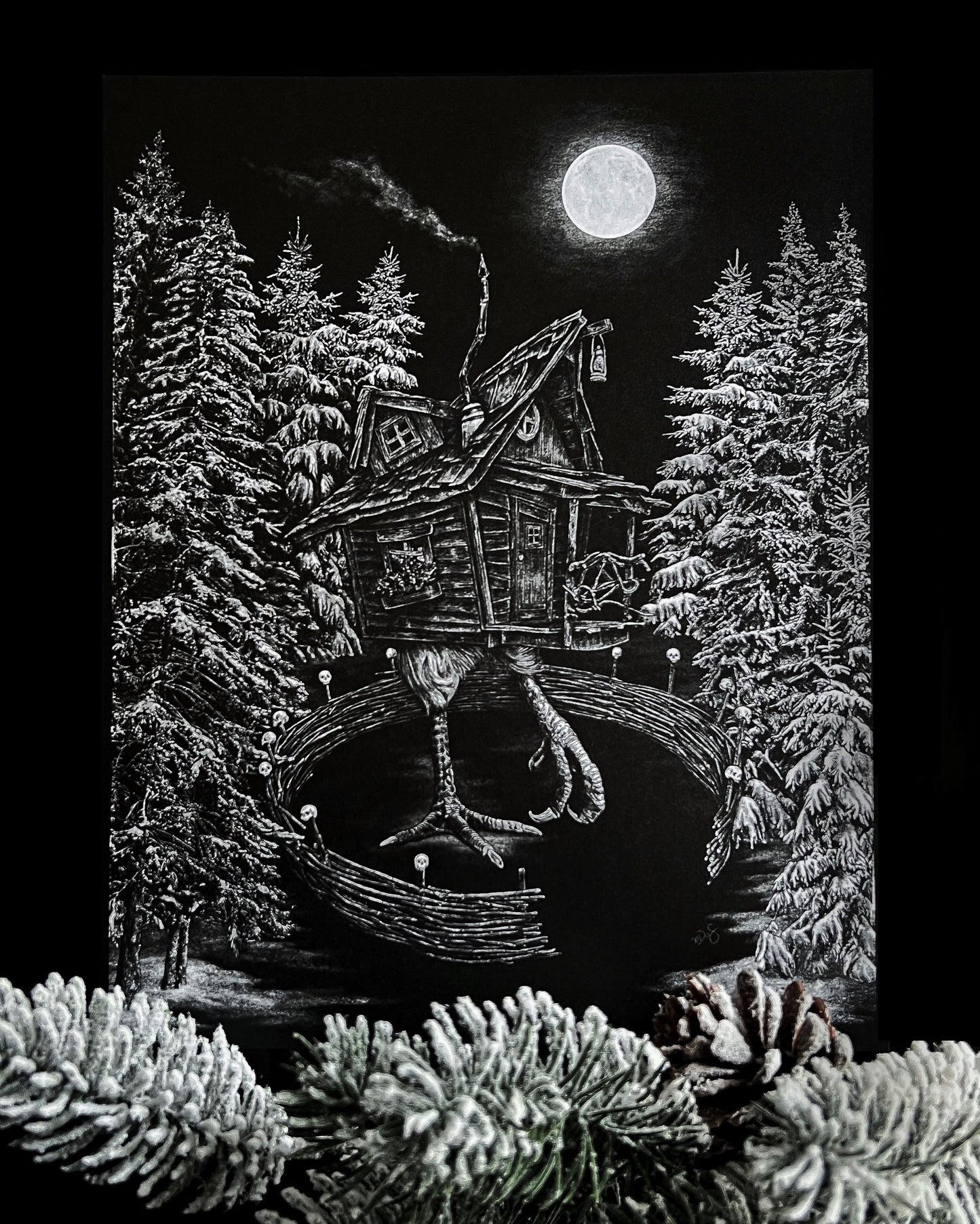 Baba Yaga’s Hut 8x10 Print