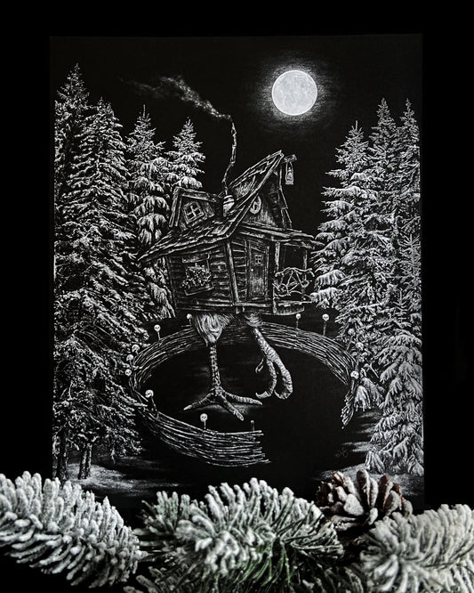 Baba Yaga’s Hut 8x10 Print