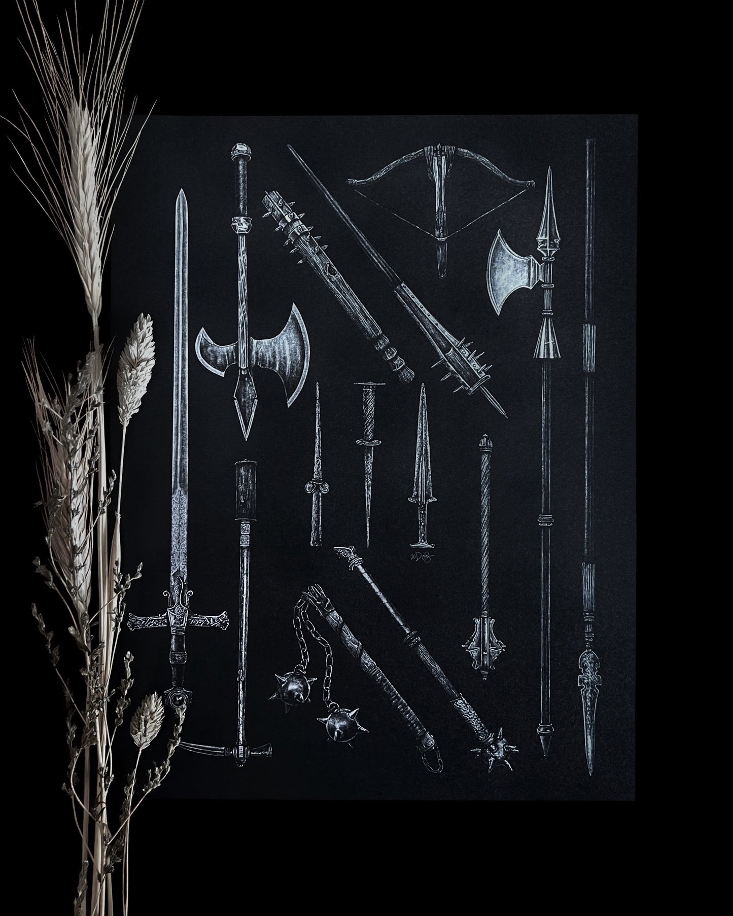 Weaponry 8.5x11 Print