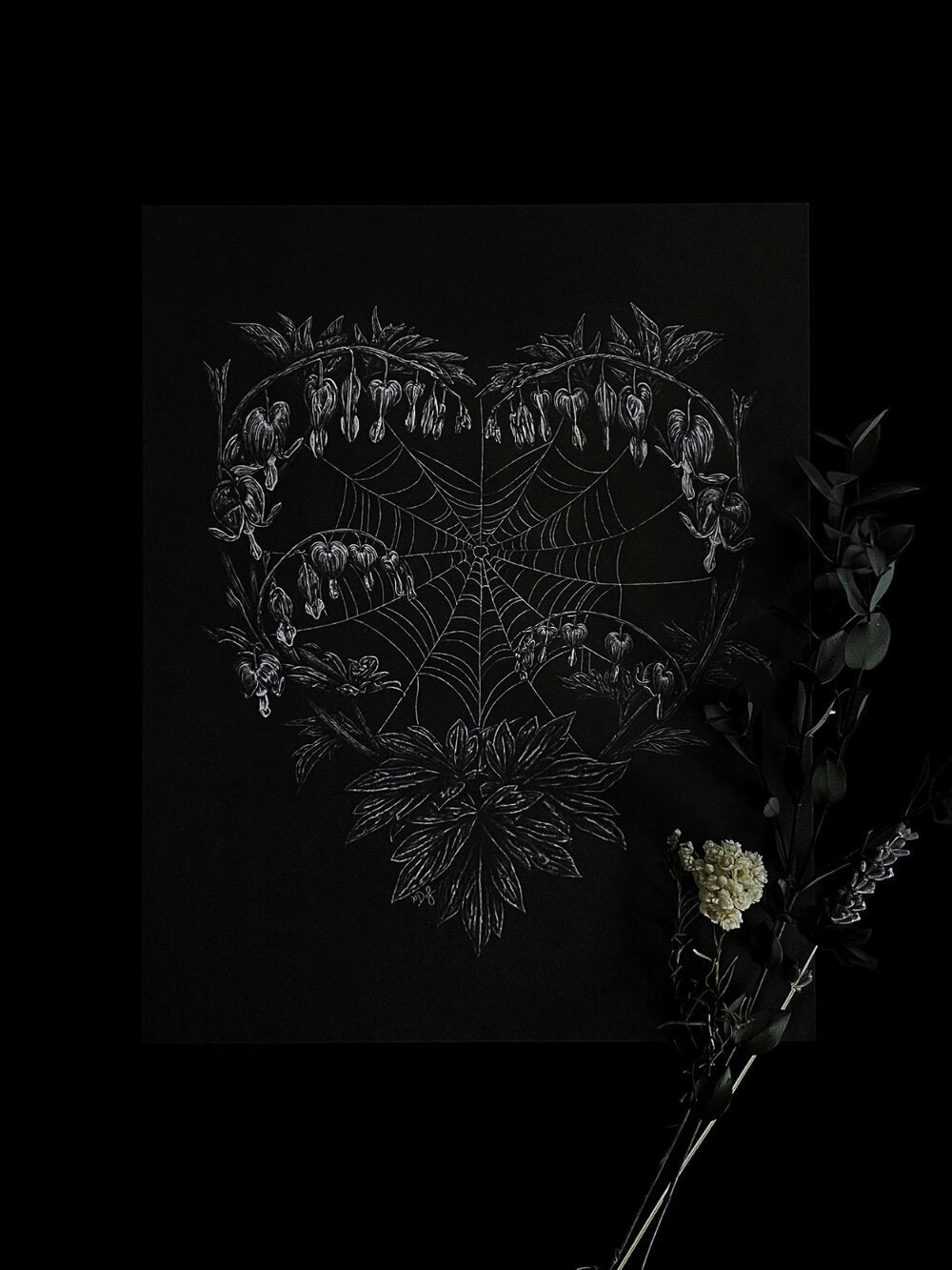 Bleeding Hearts 8x10 Print