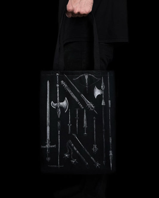 Medieval Weaponry Tote Bag