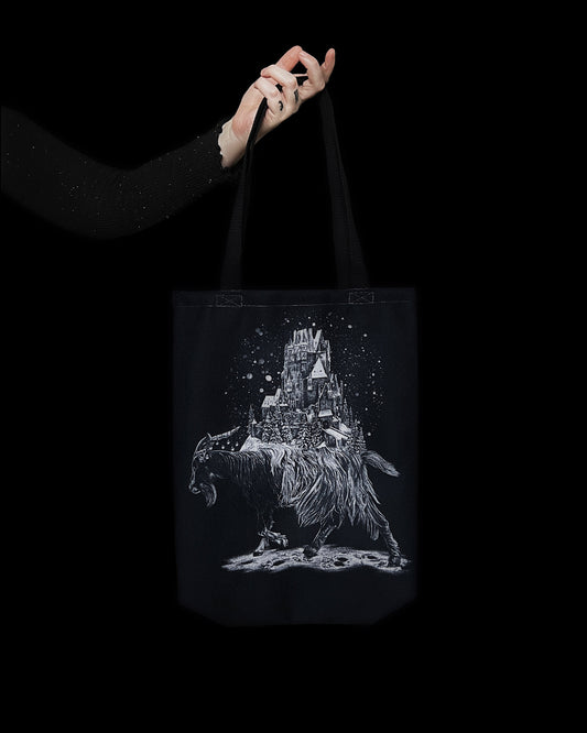 Yule Goat Tote Bag