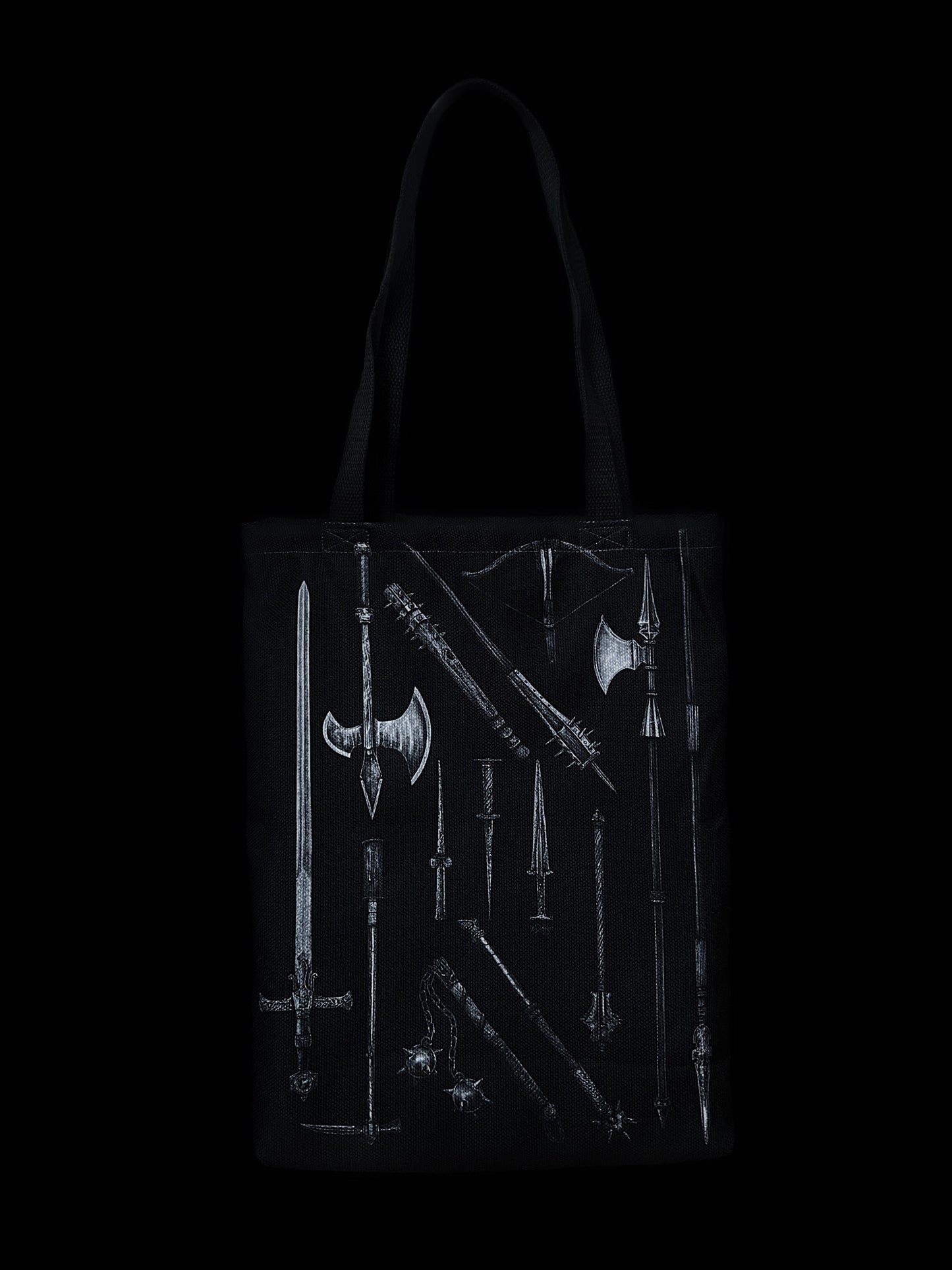 Medieval Weaponry Tote Bag