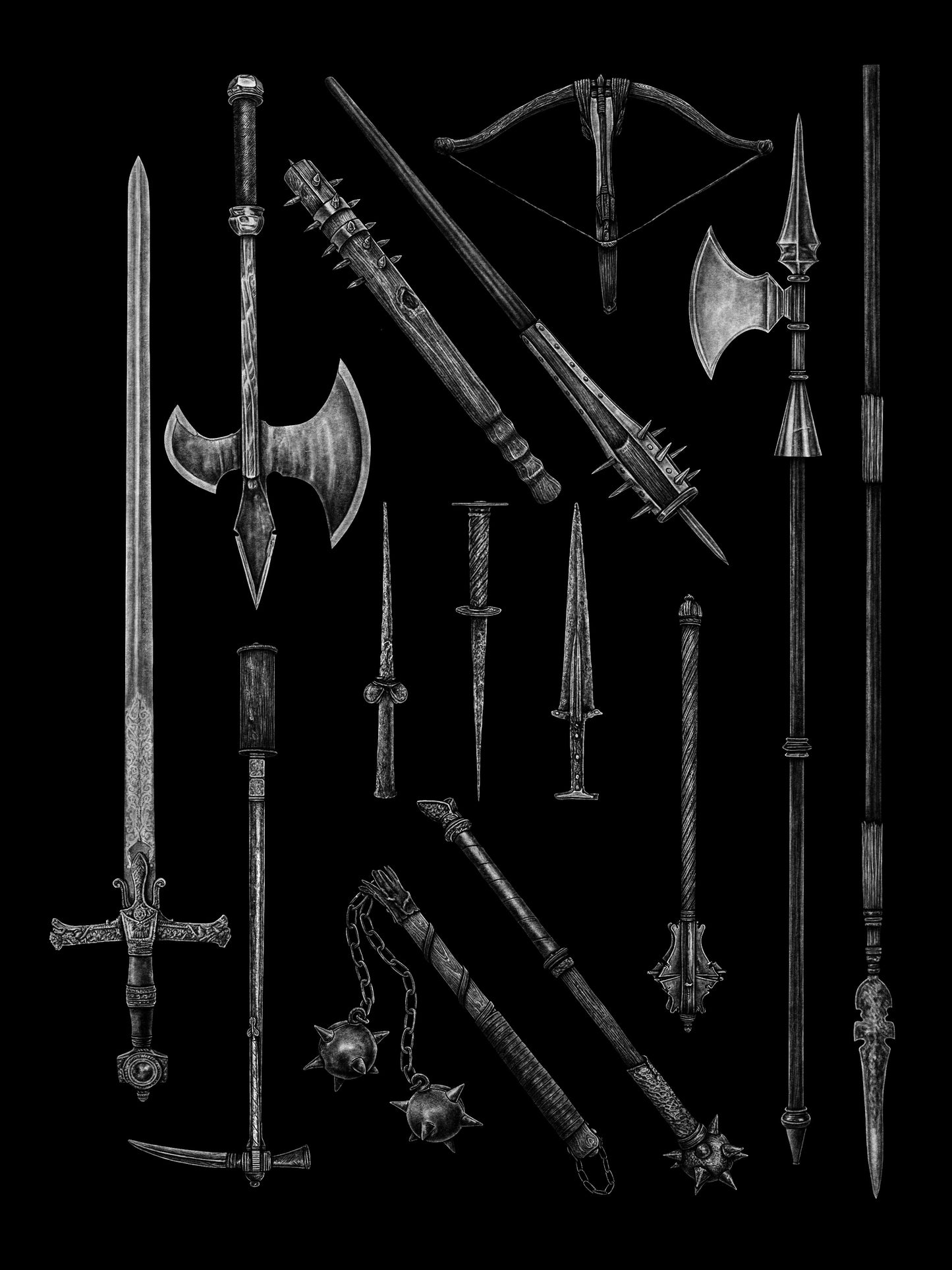 Weaponry 8.5x11 Print