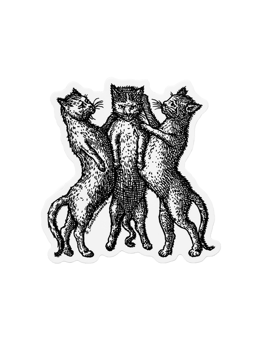 Dancing Cats Sticker