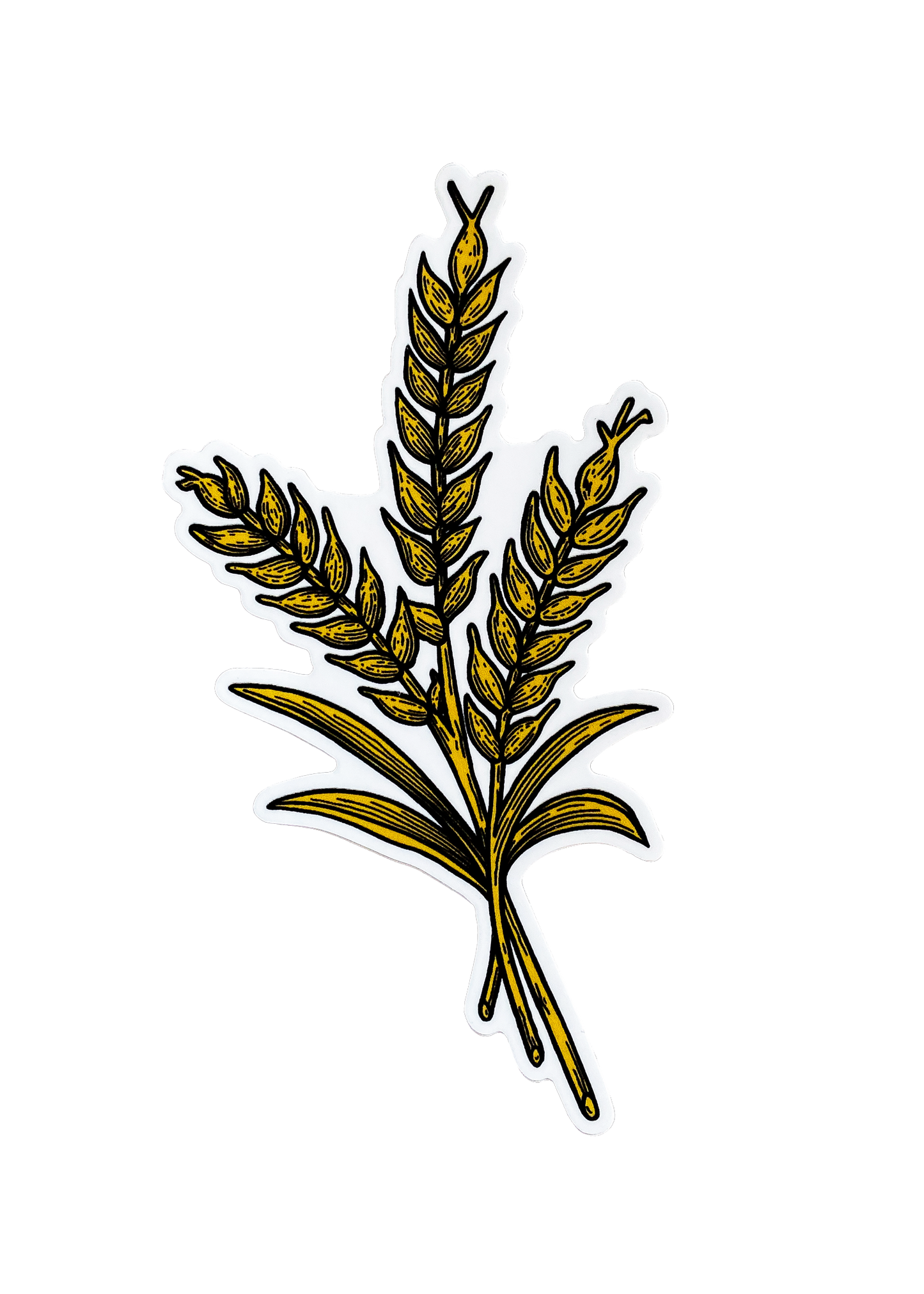 Wheat Sticker – Yellow