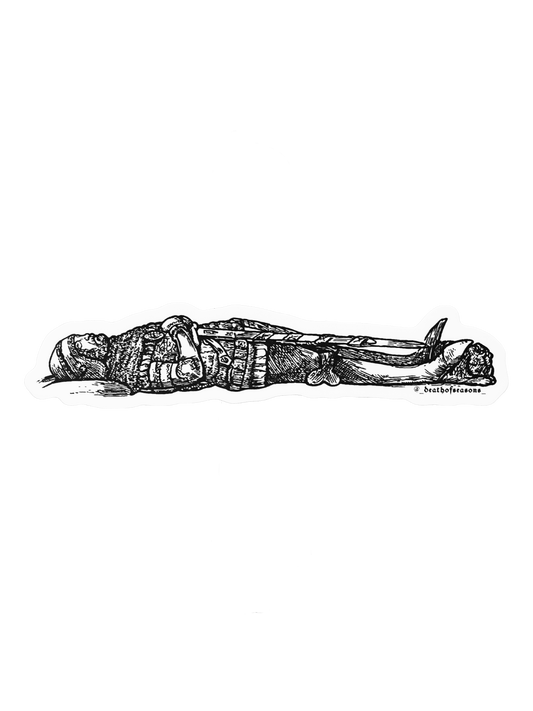 Knight At Rest Sticker