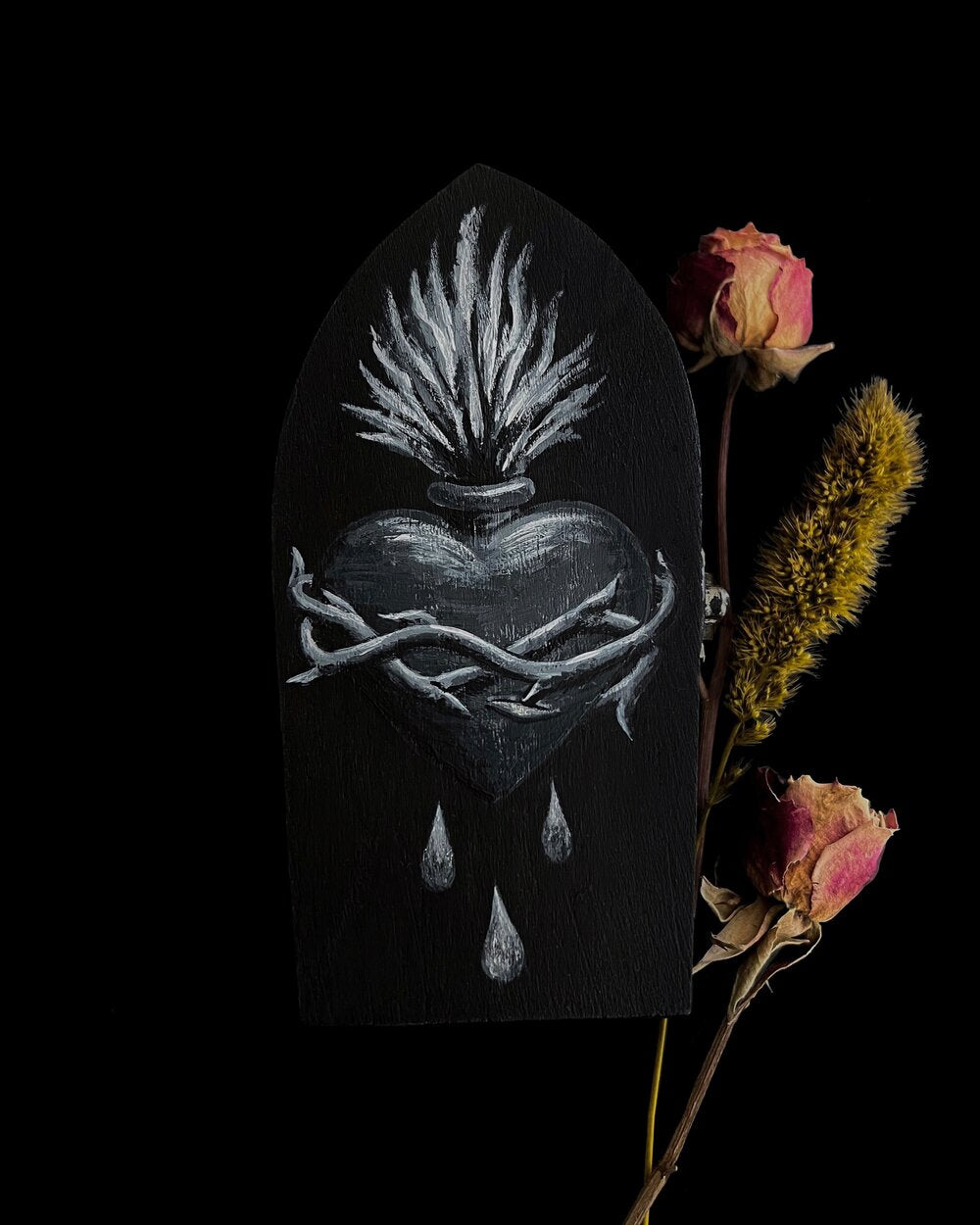 Thorn Sacred Heart Coffin Box #1
