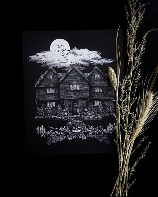 Samhain at the Witch House 8x10 Print