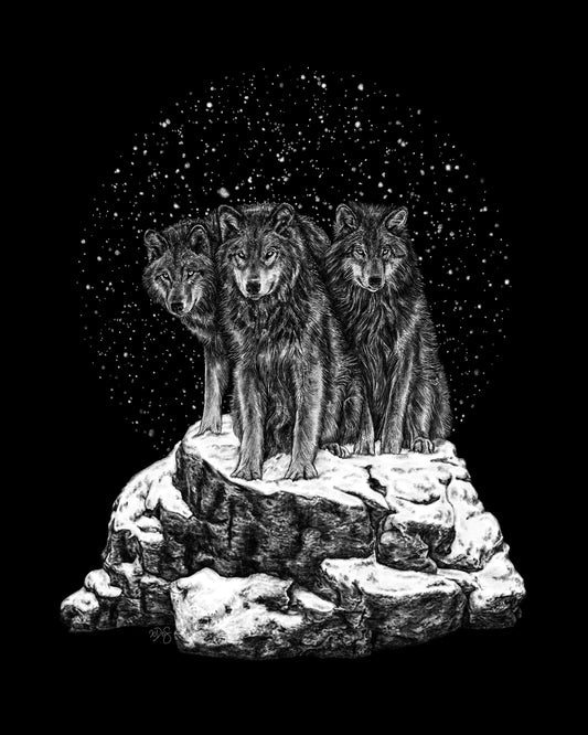 Wolves 8x10 Print